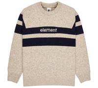 Element - 2000s Rib Crew - Pullover di lana S beige