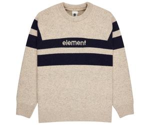 Element - 2000s Rib Crew - Pullover di lana S beige