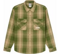 Element - Camicia in cotone biologico - Hueco 2Pkt Midweight Shirt Bronze Green Aluminium per Uomo in Cotone - Taglia L - Verde