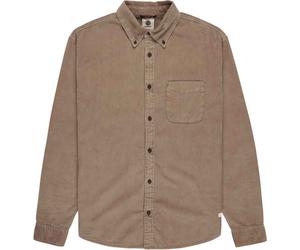 Element - Chemise en velours côtelé - Button Down Regular Corduroy Blue Caribou per Uomo in Cotone - Taglia L - Marrone