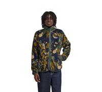 Element - Maglione in sherpa con cerniera - Classic Sherpa Jacket Bark Camo per Uomo in Poliestere Riciclato - Taglia M - Kaki