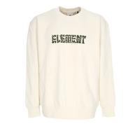 Element - Cornell Cipher Crewneck - - Sweatshirts & Hoodies - Uomo - Bianco - S