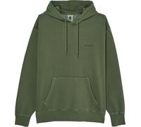 Element - Felpa ampia con cappuccio - Lowcase Pigment Hooded Sweatshirt Bronze Green per Uomo in Cotone - Taglia M - Verde