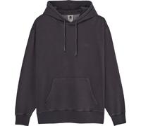 Element - Felpa ampia con cappuccio - Lowcase Pigment Hooded Sweatshirt Off Black per Uomo in Cotone - Taglia L - Nero