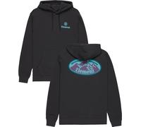 Element - Felpa con cappuccio da uomo - Epic Hooded Sweatshirt Off Black per Uomo in Cotone - Taglia L - Nero