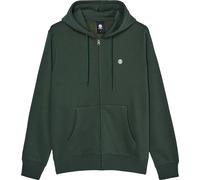 Element - Felpa con cappuccio e cerniera - Icon Embroidery Zipped Sweatshirt Deep Forest per Uomo - Taglia XL - Verde