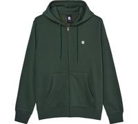 Element - Felpa con cappuccio e cerniera - Icon Embroidery Zipped Sweatshirt Deep Forest per Uomo - Taglia L - Verde