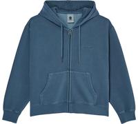 Element - Felpa con cappuccio e zip - Lowcase Pigment Zip Hood sweatshirt W Dark Slate per Donne in Cotone - Taglia M - Grigio
