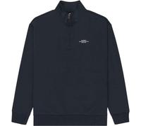 Element - Felpa con collo a zip da uomo - Element Co Quarter Zip Sweatshirt Eclipse Navy per Uomo in Cotone - Taglia M - Blu navy Blu navy M