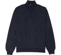 Element - Felpa con collo alto e zip - Icon Embroidery Quarter Zip Sweater Blue Mirage per Uomo in Cotone - Taglia L - Blu navy