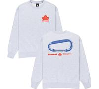 Element - Felpa spessa riciclata - Sporting Crew Mid Grey Heather per Uomo in Cotone - Taglia L - Grigio