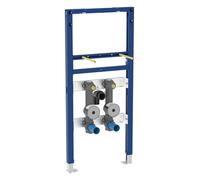 Elément Geberit Duofix pour lavabos, 112cm, 2 lignes de compteur d'eau, robinet à bille encastré et pièce en T de raccordement, 111.473.00.2, 111.473.00.2