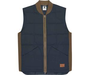Element - Giacca senza maniche in materiale riciclato - Union Quilted Vest Magical Forest per Uomo in Poliestere Riciclato - Taglia L - Blu navy