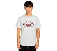 Element Home Team Short Sleeve T-shirt Grigio L Uomo