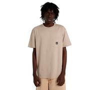 Element Top a Maglia Manica Corta Icon Label Pocket SS Uomo Beige