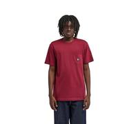 Element Top a Maglia Manica Corta Icon Label Pocket SS Rosso XS