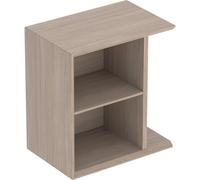 Geberit iCon elemento laterale con contenitore a parete, 37x40x24,5 cm, 502324, Colorazione: Struttura in legno di quercia / melamina - 502.324.JH.1