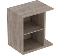 Elément latéral Geberit iCon avec box à poussières, suspendu, 37x40x27,3 cm, 502325, 502325JR1, 502325JR1, Colorazione: Struttura in legno di noce hickory / melamina - CM