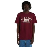 Element Home Team Short Sleeve T-shirt Rosso L Uomo