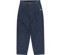 Element - Pantaloni chino - Big Pleated Chino Eclipse Navy per Uomo in Cotone - Taglia 31 US - Blu navy