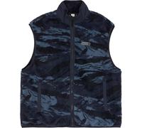 Element - Pile antivento senza maniche - Classic Sherpa Vest Spirit Camo Blue per Uomo in Poliestere Riciclato - Taglia S - Blu navy