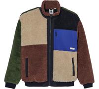 Element - Pile con zip in sherpa - Oak Sherpa Jacket Multi per Uomo in Poliestere Riciclato - Taglia L - Marrone