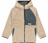 Element - Pile con zip in sherpa - Wolfe Sherpa Jacket Youth Oat Milk in Poliestere Riciclato - Taglia 14a - Beige