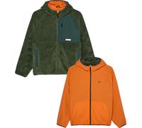 Element - Pile reversibile in sherpa - Wolfe Sherpa Reversible Hoody Bronze Green per Uomo in Poliestere Riciclato - Taglia M - Verde