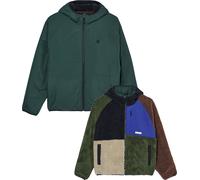 Element - Pile reversibile in sherpa - Wolfe Sherpa Reversible Hoody Multi per Uomo in Poliestere Riciclato - Taglia XL - Kaki
