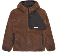 Element - Pile sherpa da uomo con zip - Wolfe Sherpa Java per Uomo in Poliestere Riciclato - Taglia M - Marrone