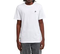 Element - T-shirt in cotone biologico - Pizza SS Tee Optic White per Uomo in Cotone - Taglia M - Bianco