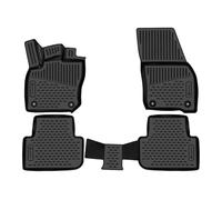 Element tappetini in Gomma 3D Premium su Misura Adatti per Audi Q3, MK 2 (II), 2015->, Fuoristrada 5 Porte, 4 Pezzi.