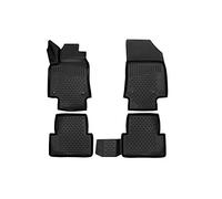Element Set di Tappetini Auto in Gomma TPE 3D per Citroen C3 Aircross | MK1 | 2017-2024 | Tappetini Auto Originali 100% Adatti, Gomma Auto Universali Resistanti