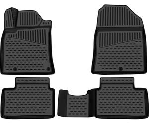 ELEMENT Set di Tappetini Auto in Gomma TPE 3D per Dacia Duster | 2010-2017 | Mk1, Trazione 4WD | Tappetini Auto Originali 100% Adatti, Gomma Auto Universali Resistanti