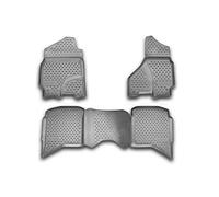ELEMENT Set di Tappetini Auto in Gomma TPE 3D per DODGE RAM 1500/2500/3500 Crew Cab | 2002-2012 | Tappetini Auto Originali 100% Adatti, Tappetini Gomma Auto Universali Resistanti