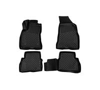 Element Set di Tappetini Auto in Gomma TPE 3D per Fiat Doblo | Mk2 II | 2010-2020 | Tappetini Auto Originali 100% Adatti, Gomma Auto Universali Resistanti, Tappeto