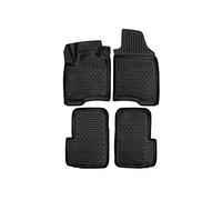 Element tappetini in Gomma 3D Premium su Misura Adatti per Fiat Panda, Mk3 (III), 2011->, 4 Pezzi.