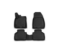 Element Tappetini in Gomma Antiscivolo Premium 3D Personalizzati Ford Tourneo Courier, 12/2014->, 4 pez.