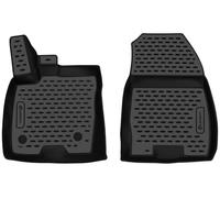 Element Tappetini in Gomma Antiscivolo Premium 3D Personalizzati Ford Transit Courier, 2014->, 2 pez.