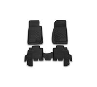 Element Set di Tappetini Auto in Gomma TPE 3D per Jeep Wrangler 4 Porte | 2007-2018 | Tappetini Auto Originali 100% Adatti, Tappetini Gomma Auto, Tappetini 3D per Auto