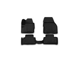 ELEMENT Set di Tappetini Auto in Gomma TPE 3D per Land Rover Freelander | 2006-2014 | 100% adatti perfettamente, Gomma Auto Robusti, Tappetini Universali, Tappetini 3D per Interni Auto