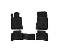 Element tappetini in Gomma 3D Premium su Misura Adatti per Mercedes-Benz E-klasse, MK 3 (III), 2002-2009, Berlina, 4 Pezzi.