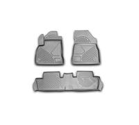 Element Set di Tappetini Auto in Gomma TPE 3D per Peugeot 3008 | Mk1 I | 2009-2016 | 100% Adatti Perfettamente, Gomma Auto Robusti, Tappetini Universali