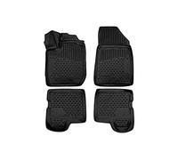 Element tappetini in Gomma 3D Premium su Misura Adatti per Renault Duster, MK 2 (II), 2018->, Fuoristrada 5 Porte, 4 Pezzi.