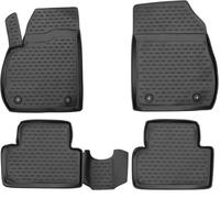 Element Exp.NLC.48.16.210k Tappetini in Gomma su Misura per Toyota Auris 02/2007-2012 4 pez, Nero, Personalizzati