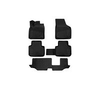 Element Set di Tappetini Auto in Gomma TPE 3D per Volkswagen Teramont/Atlas | 2017-> | 2a Fila di sedili a panchina | Tappetini Auto Originali 100% Adatti, Tappetini Gomma Auto 3D