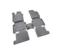 ELEMENT Set di Tappetini Auto in Gomma TPE 3D per VOLKSWAGEN Touran (I, II) | 2003-2015 | 7 posti | Tappetini Auto Originali 100% Adatti, Tappetini Gomma Auto Antiscivolo Premium