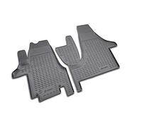 Element Set di Tappetini Auto in Gomma TPE 3D per Volkswagen Transporter/Multivan/Caravelle | Solo Anteriori | T5/T6 | 2003-2024 | 100% Adatti Perfettamente, Gomma Auto Robusti