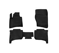 Element Set di Tappetini Auto in Gomma TPE 3D per VW Touareg II | 2010-2018 | Tappetini Auto Originali 100% Adatti, Tappetini Gomma Auto Antiscivolo Premium, Tappetini 3D per Auto