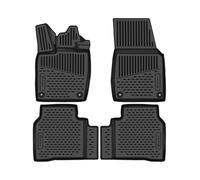 Element Set di tappetini in gomma 3D adatti per VW ID.7 dal 2024 | 100% su misura per auto, robusti tappetini universali per auto, tappetini in gomma per auto